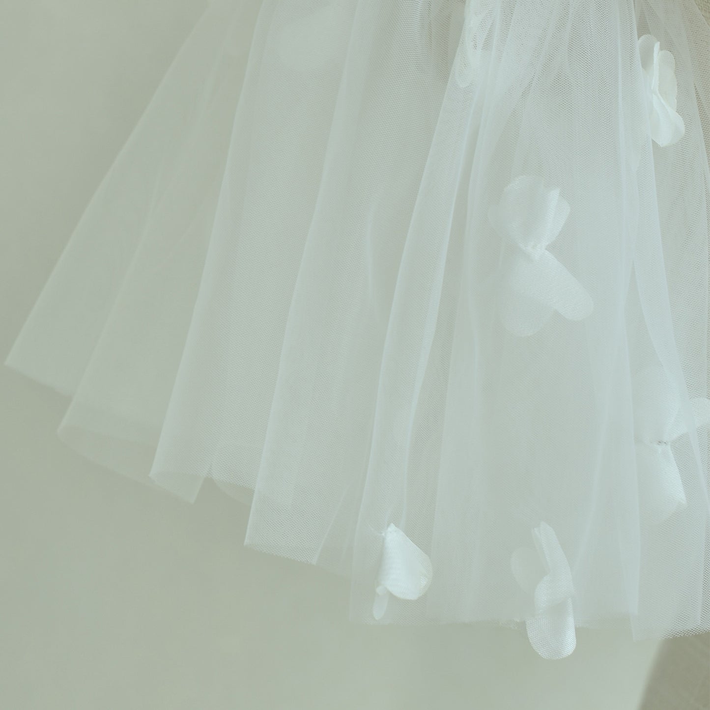 Detachable Bridal Tulle Sleeves Floral Wedding Dress Arm Sleeves - Bridella BMM28-I