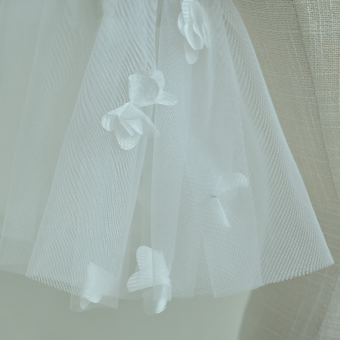 Detachable Bridal Tulle Sleeves Floral Wedding Dress Arm Sleeves - Bridella BMM28-I