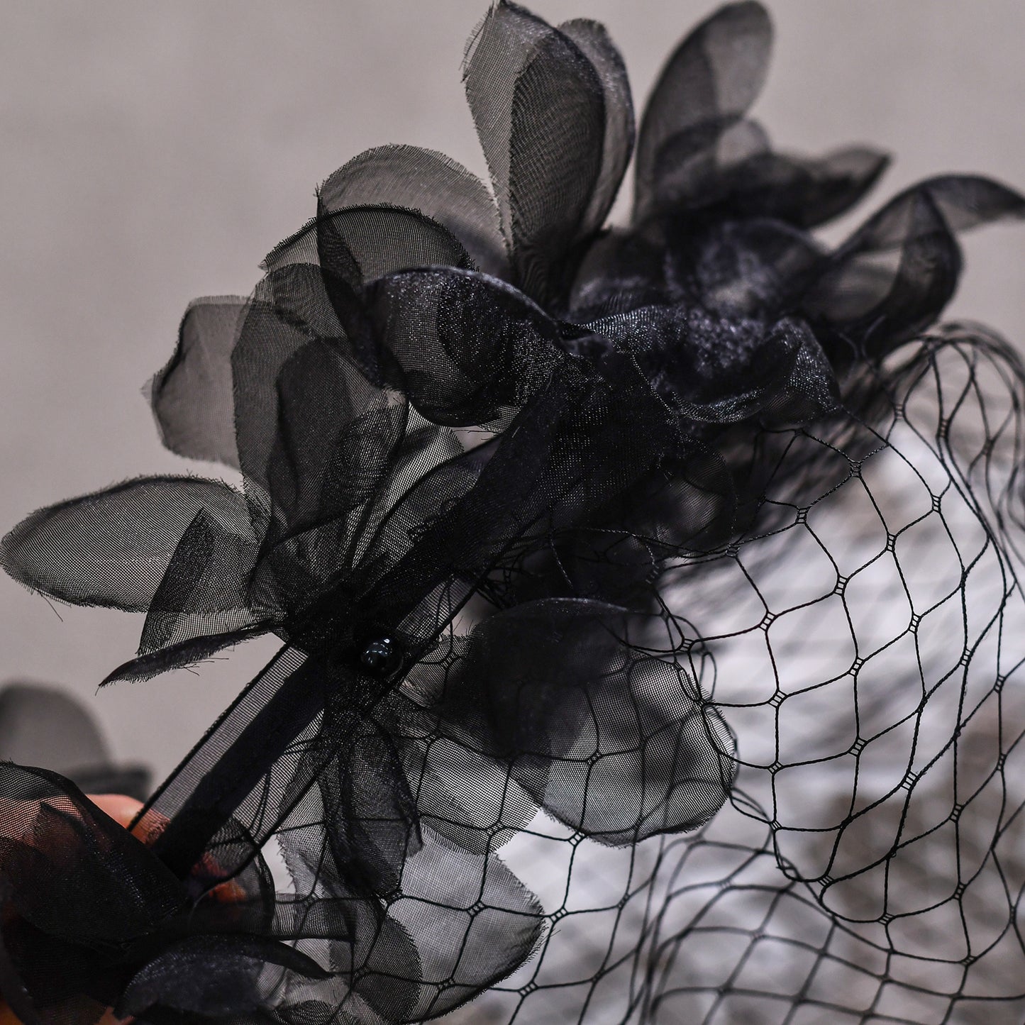 Birdcage Bridal Veil Short Face Veil Wedding Hair Accessory - Bridella BVA25
