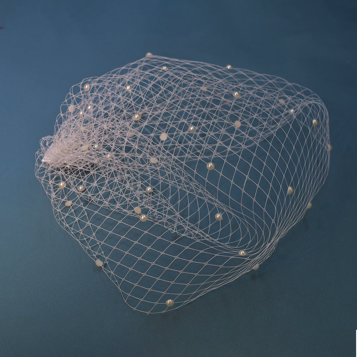Pearl Birdcage Bridal Veil Wedding Mini Comb Veil - Bridella BMA22