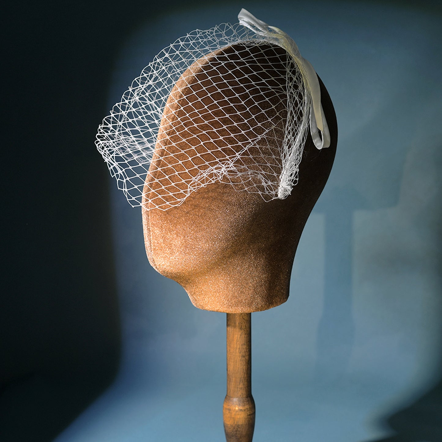 Bow Birdcage Bridal Veil Wedding Headband Veil - Bridella BMA23-W