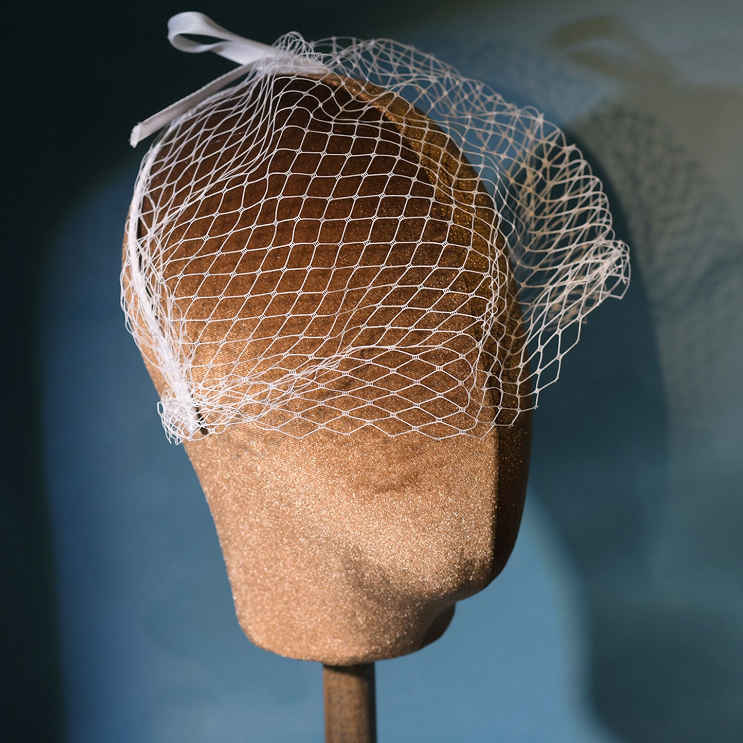 Bow Birdcage Bridal Veil Wedding Headband Veil - Bridella BMA23-W