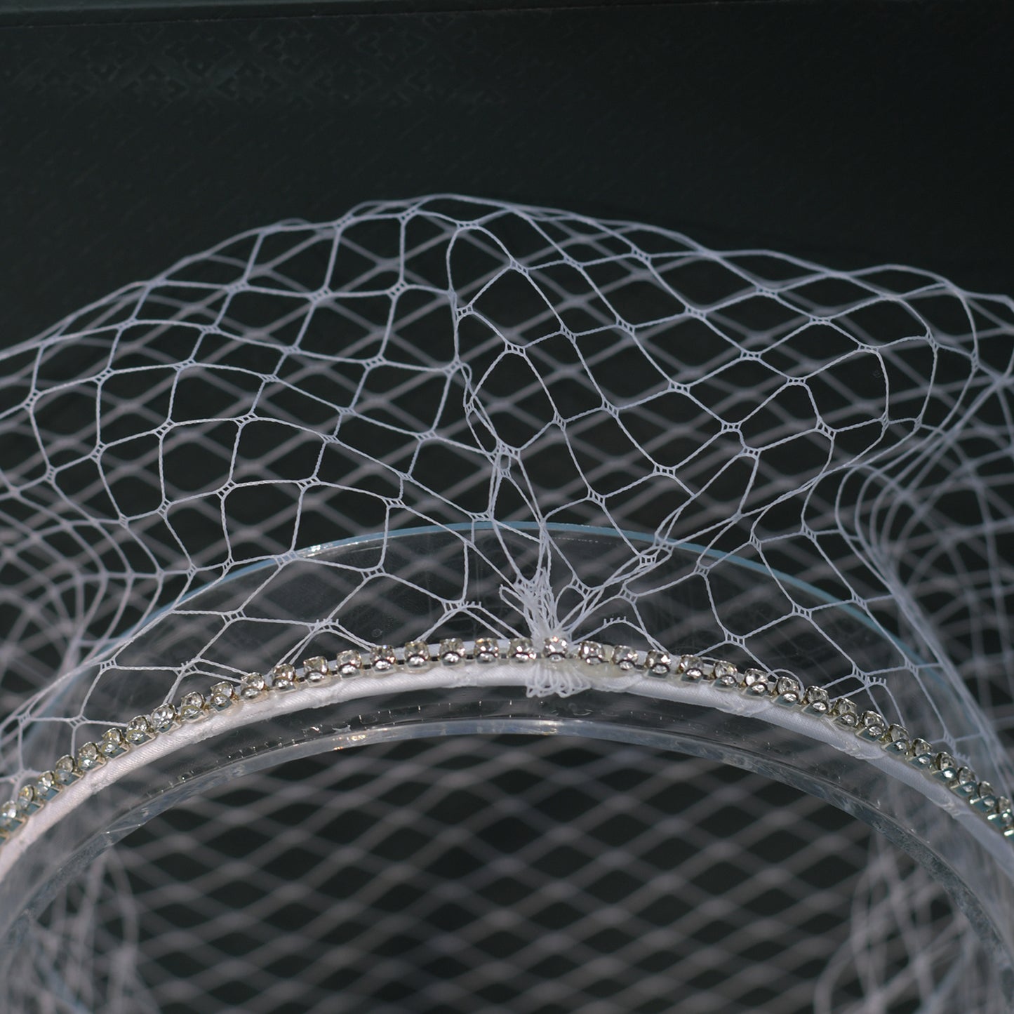 Vintage Birdcage Bridal Veil Wedding Headband Veil - Bridella BMA49-W