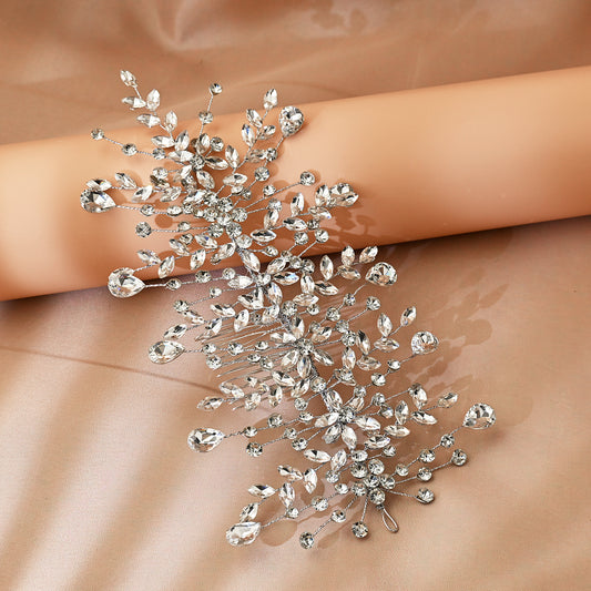 Rhinestone Bridal Hair Vine Wedding Headpiece – Bridella BHP379