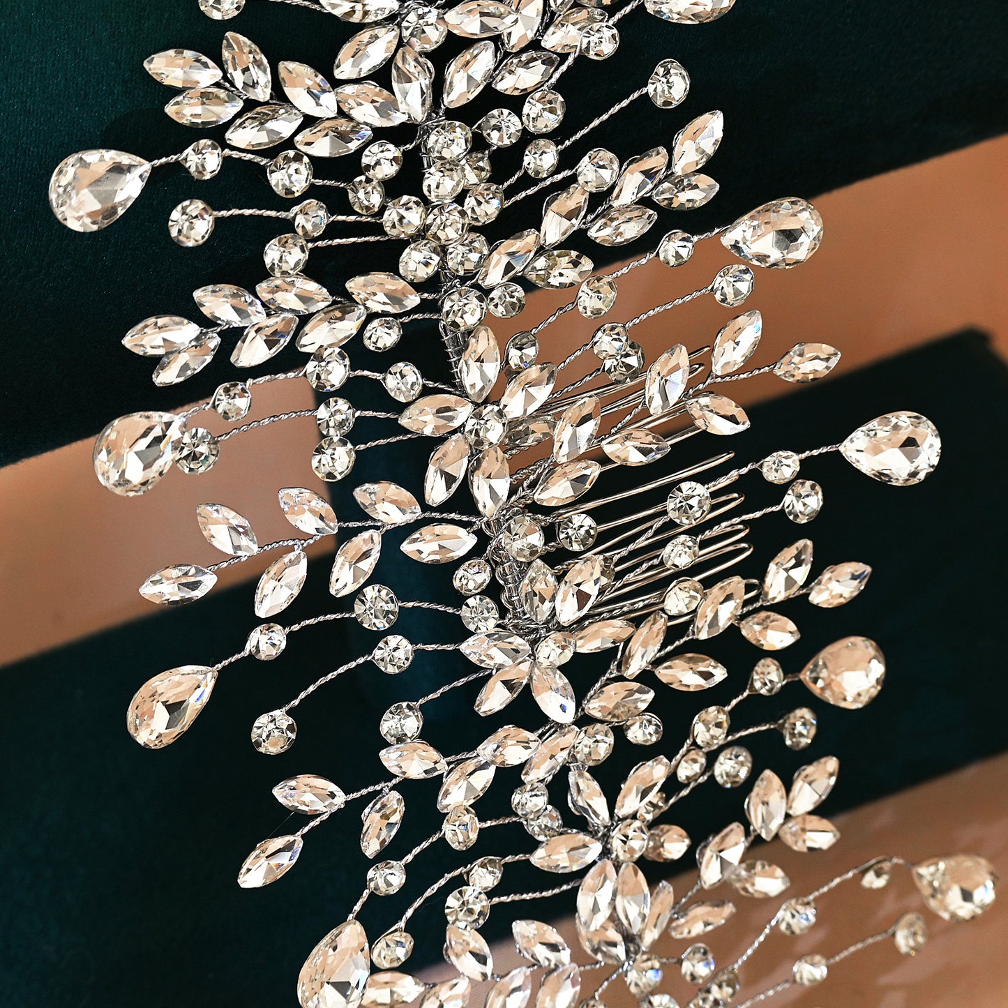 Rhinestone Bridal Hair Vine Wedding Headpiece – Bridella BHP379