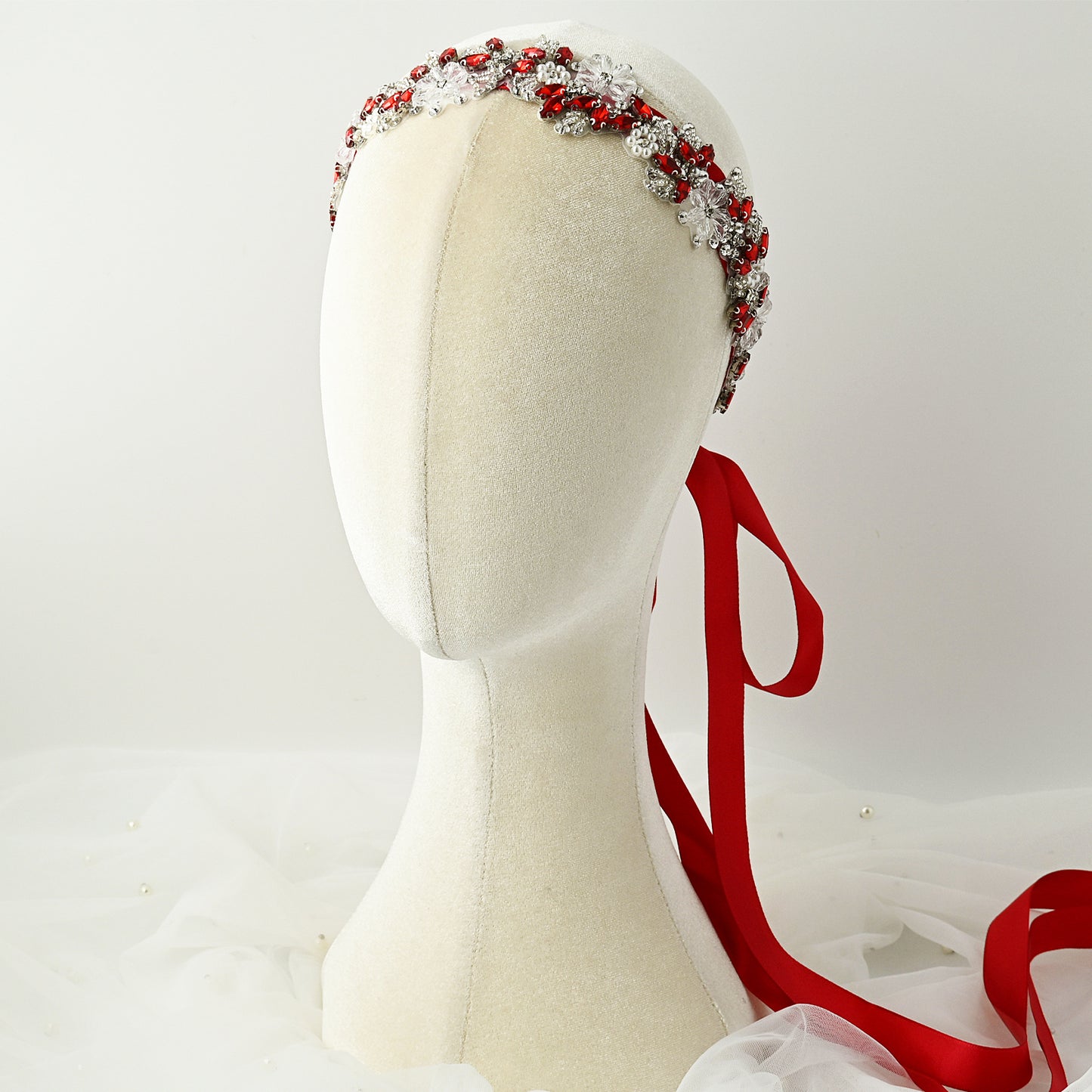 Rhinestone Flower Belt – Bridella BS434