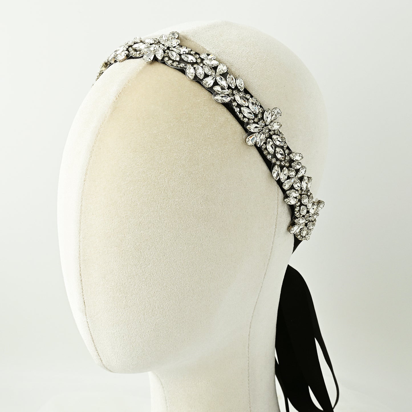 Black Rhinestone Bridal Belt – Bridella BS429