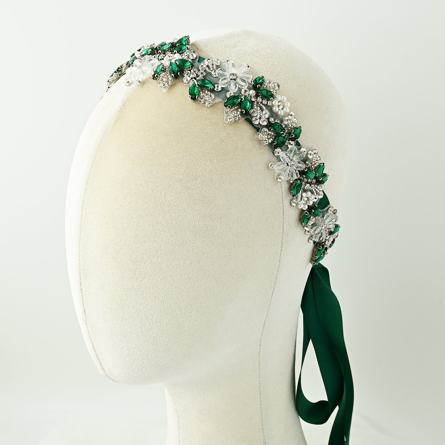 Rhinestone Flower Belt – Bridella BS434