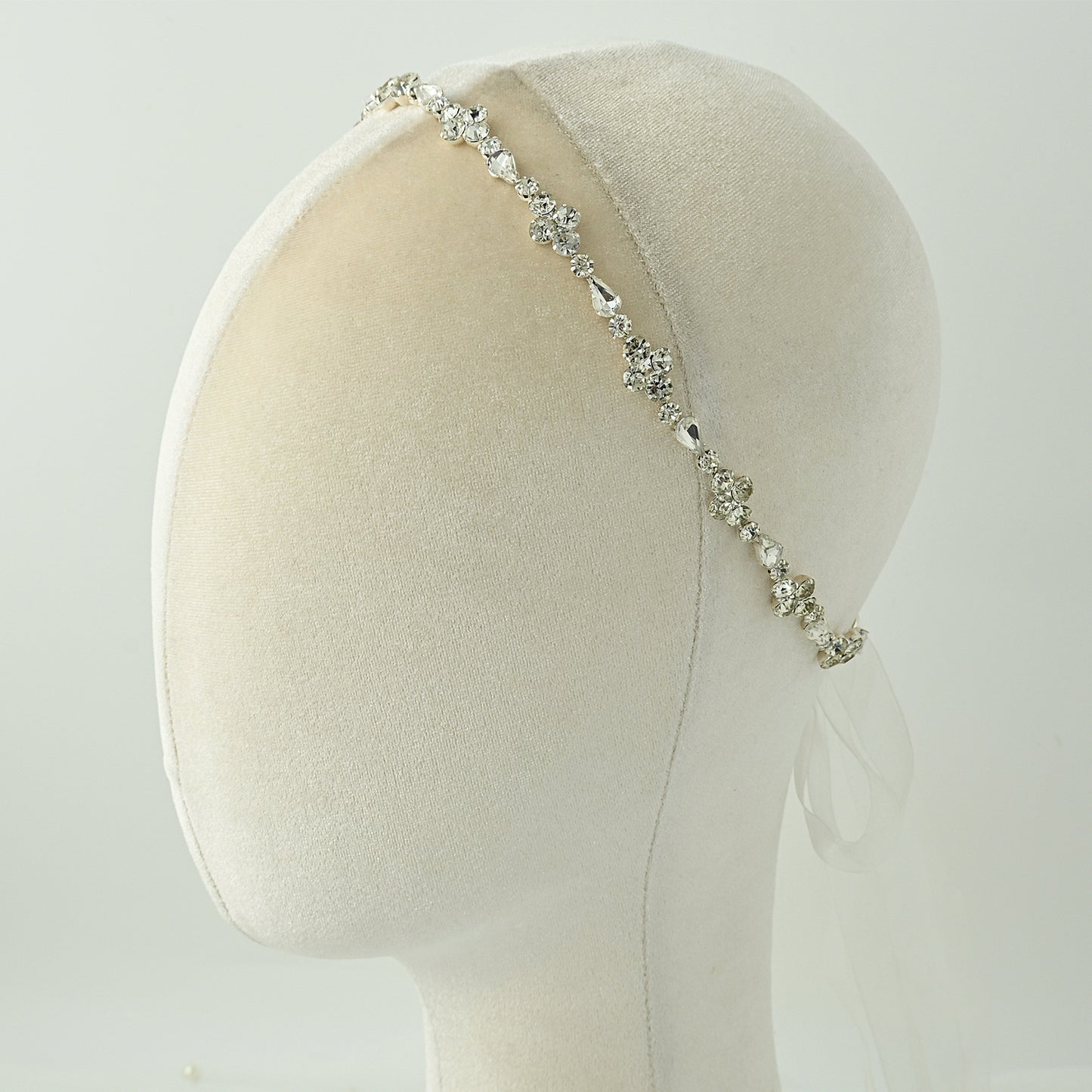 Rhinestone Skinny Belt - Bridella BS305