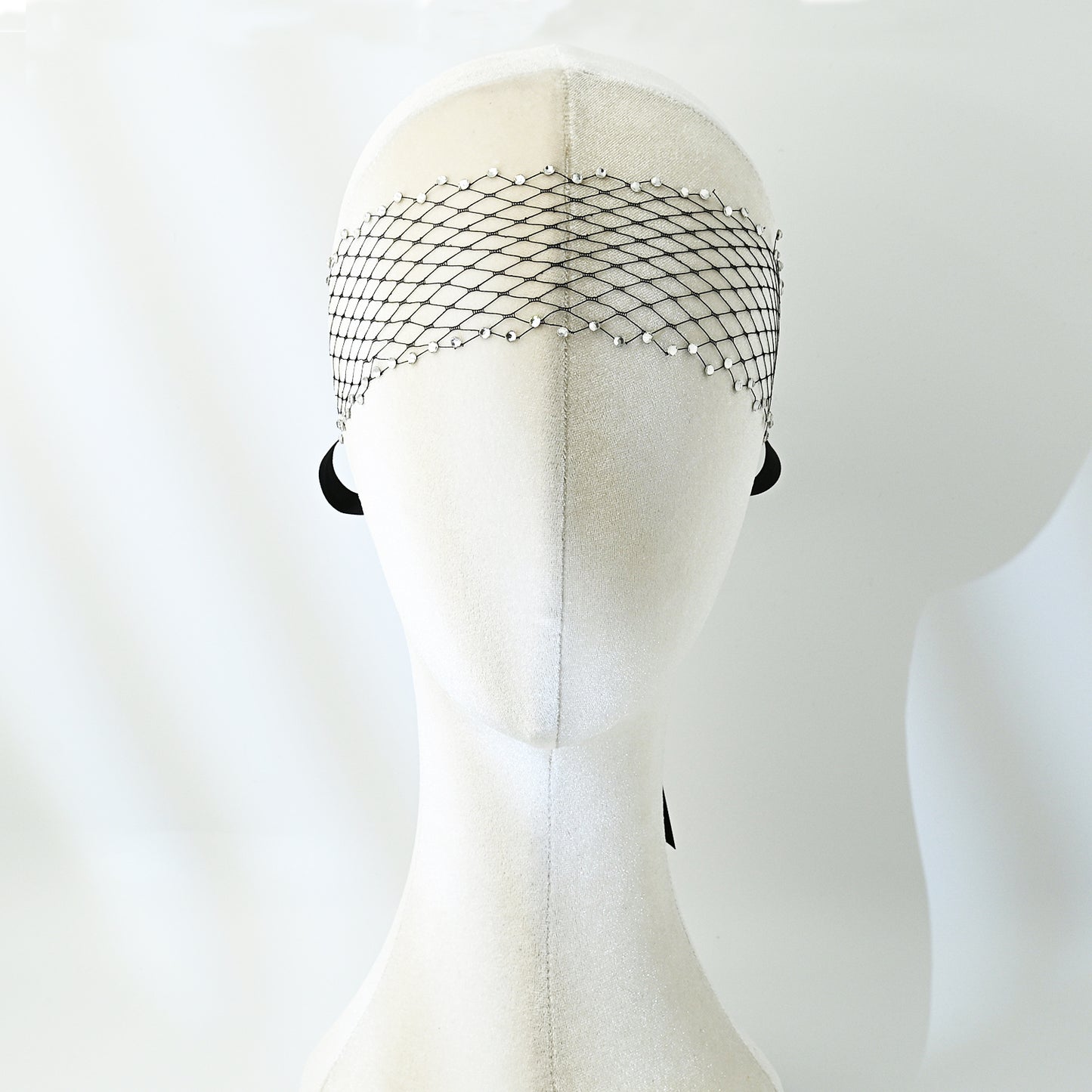Sparkling Birdcage Bridal Veil Diamond Wedding Veil - Bridella BMA17-B