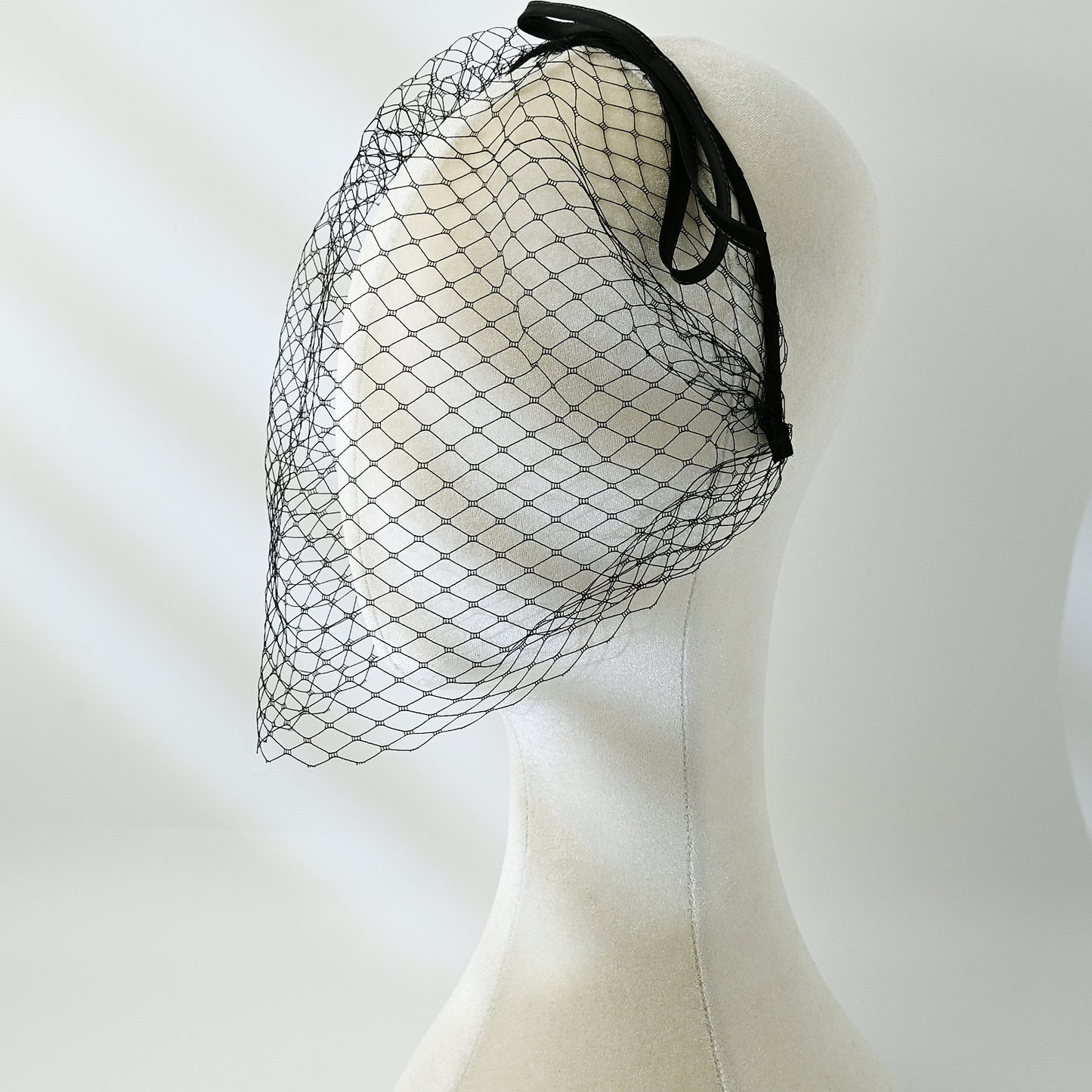 Bow Birdcage Bridal Veil Wedding Headband Veil - Bridella BMA23-B