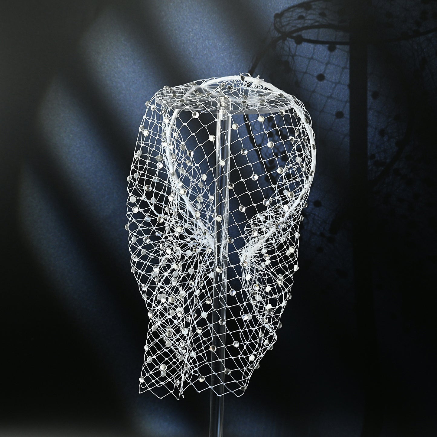 Sparkling Rhinestone Birdcage Bridal Veil Wedding - Bridella BMA16-M
