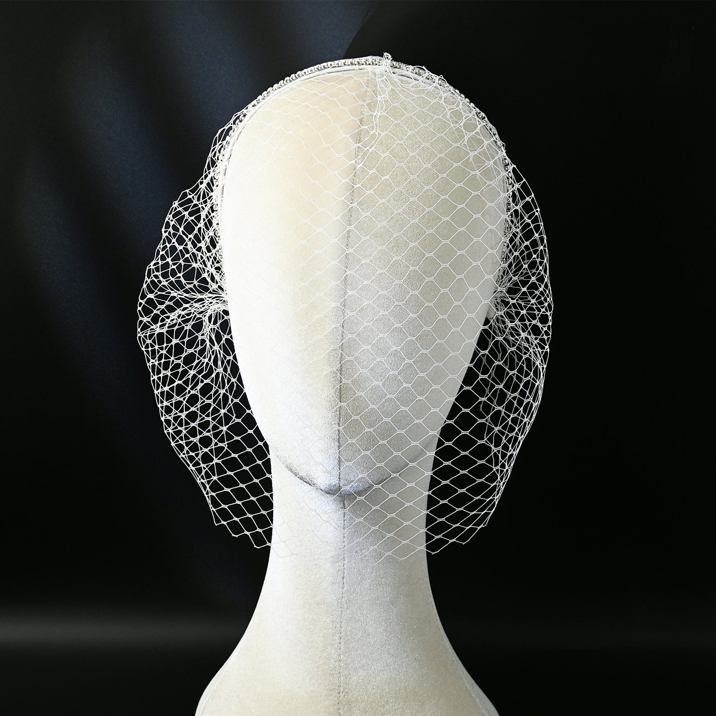 Vintage Birdcage Bridal Veil Wedding Headband Veil - Bridella BMA49-W