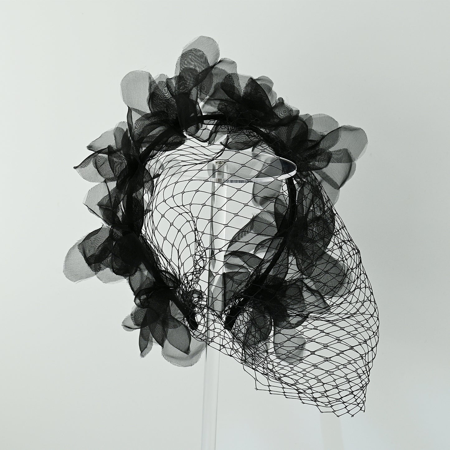 Birdcage Bridal Veil Short Face Veil Wedding Hair Accessory - Bridella BVA25