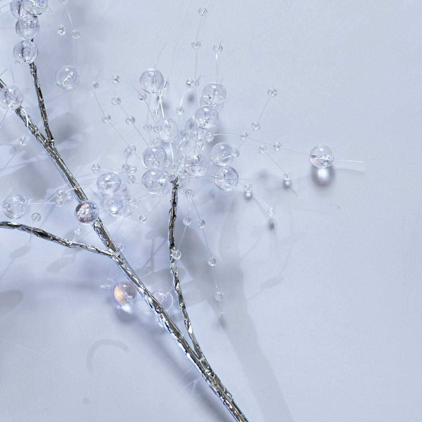 Handmade Clear Crystal Baby's Breath Branch Picks  K173