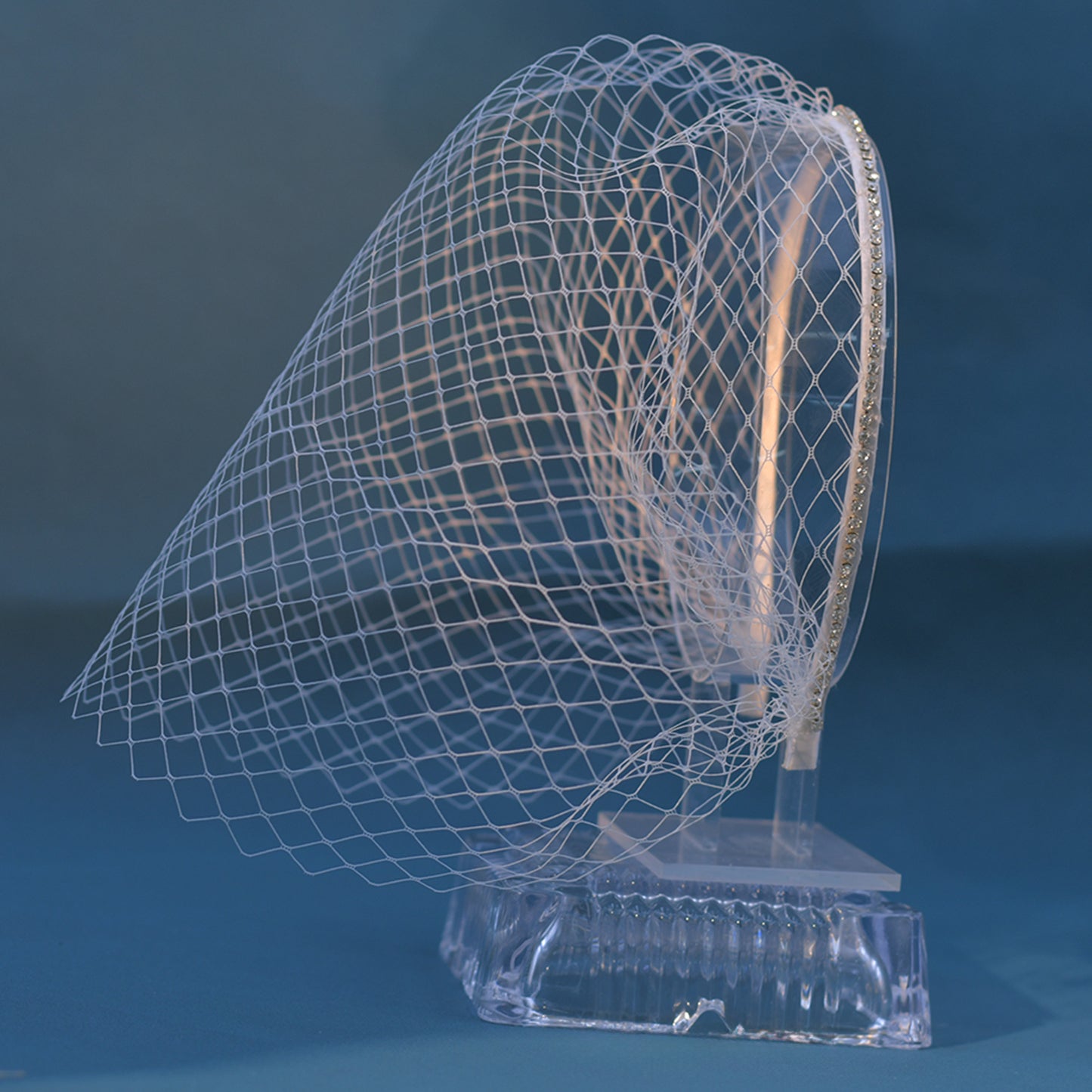 Vintage Birdcage Bridal Veil Wedding Headband Veil - Bridella BMA49-W
