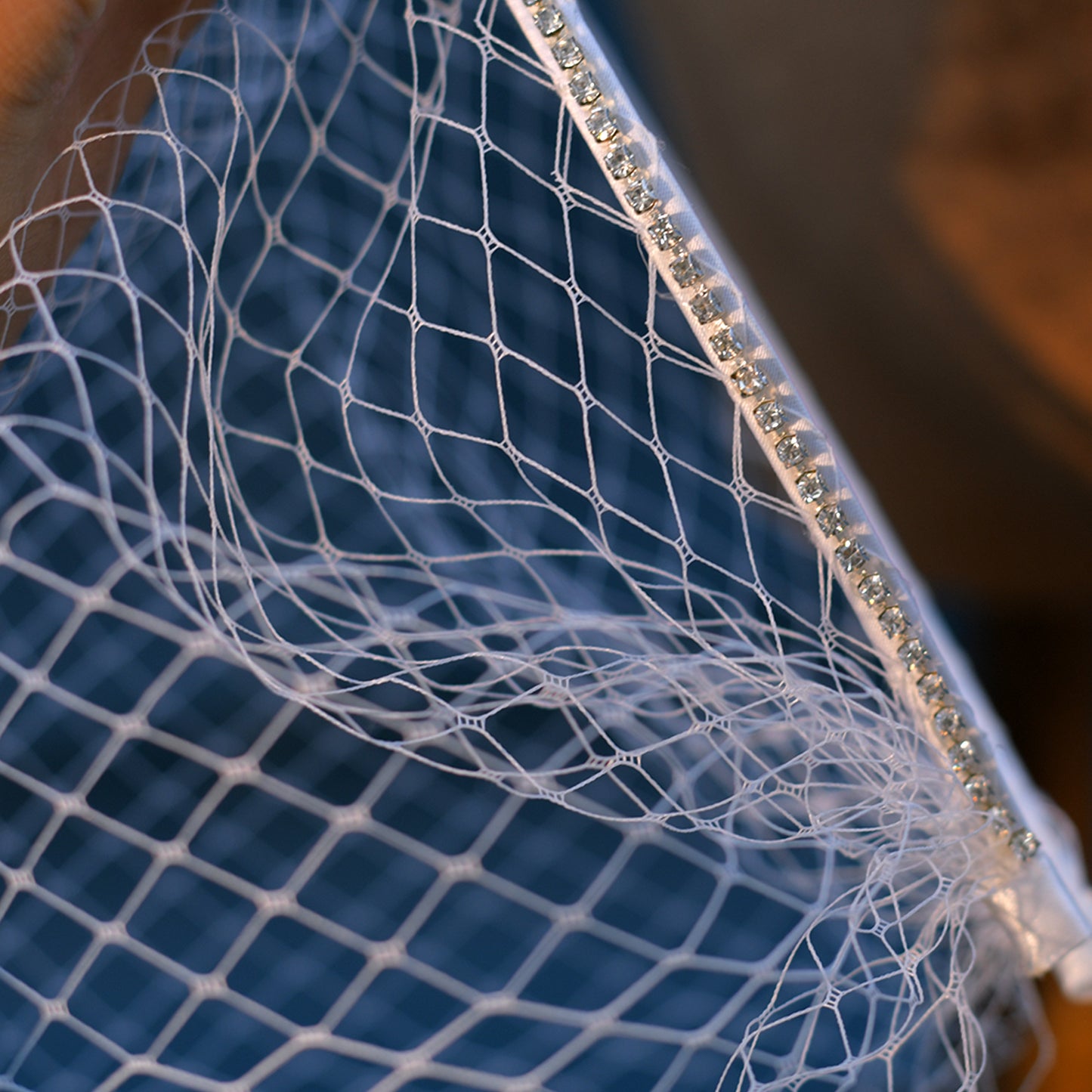 Vintage Birdcage Bridal Veil Wedding Headband Veil - Bridella BMA49-W