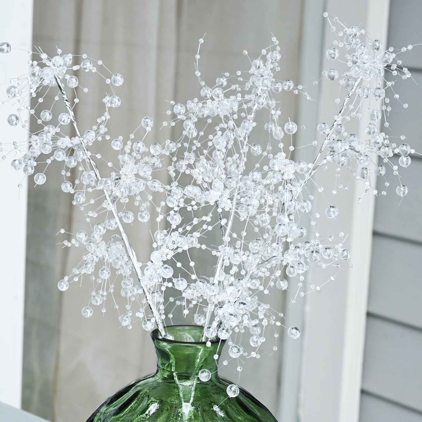 Handmade Clear Crystal Baby's Breath Branch Picks  K173