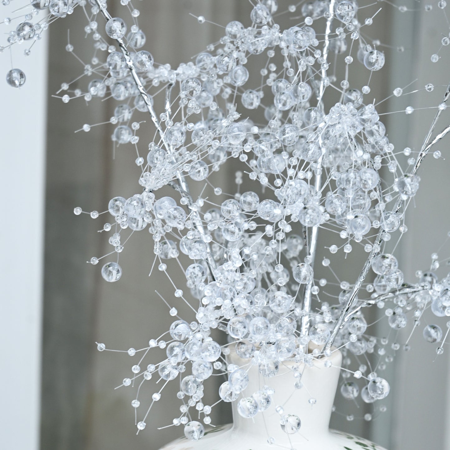 Handmade Clear Crystal Baby's Breath Branch Picks  K173