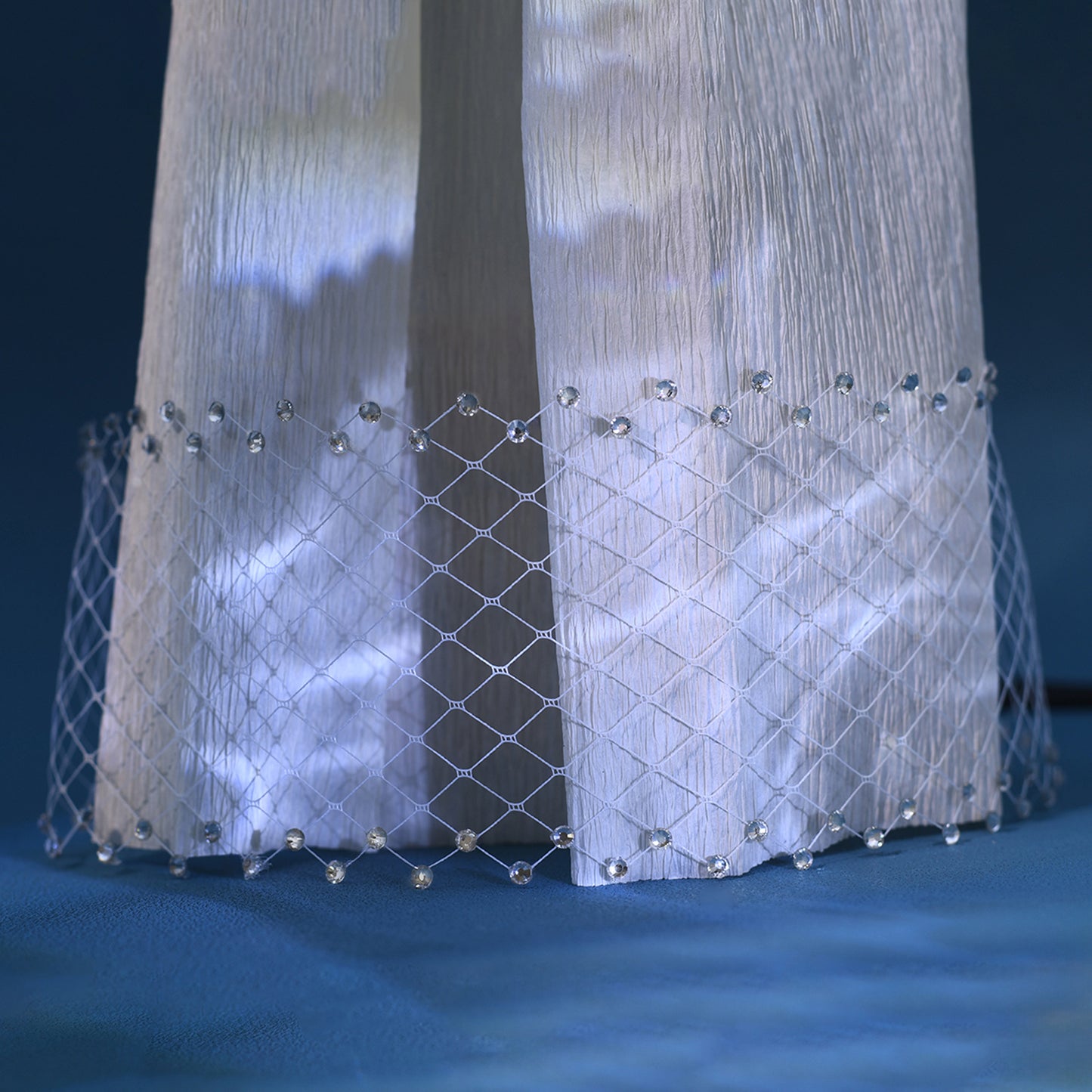 Sparkling Birdcage Bridal Veil Diamond Wedding Veil - Bridella BMA17-W