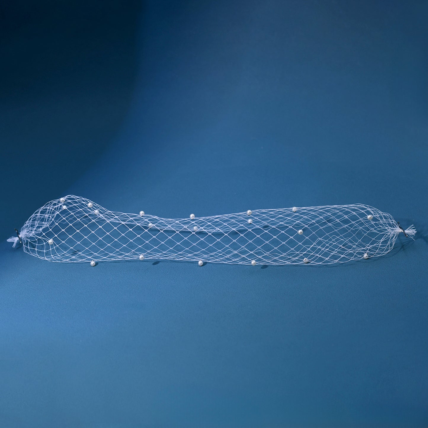 Pearl Birdcage Bridal Veil Elegant Wedding Veil - Bridella BMA19