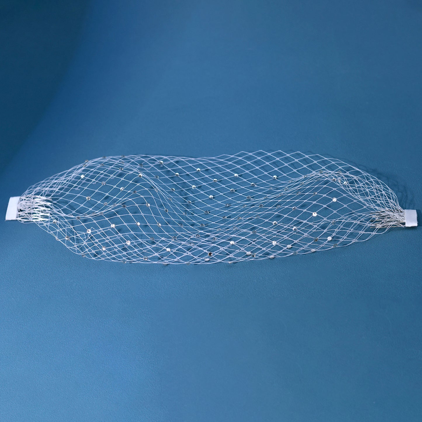 Rhinestone Bridal Blusher Veil Wedding Hair Comb Veil - Bridella BMA37