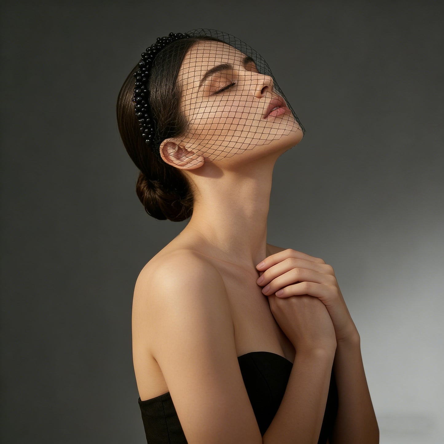 Handmade Birdcage Bridal Veil Beaded Wedding - Bridella BVA30-B