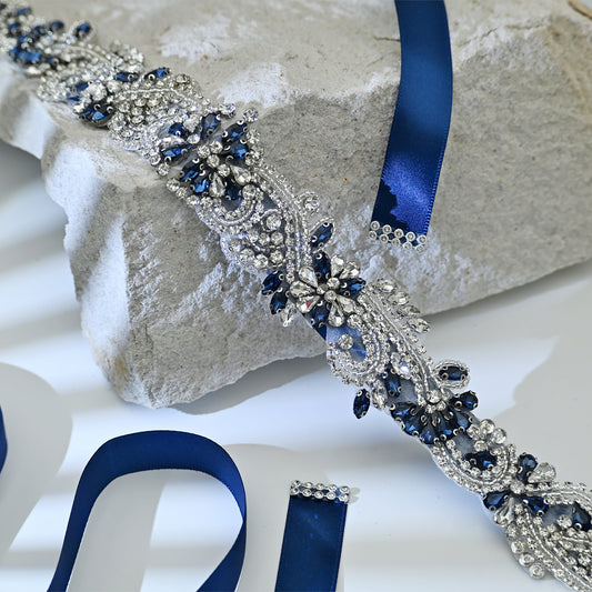 Bridella BS106ML-Navy Blue Blue Belt