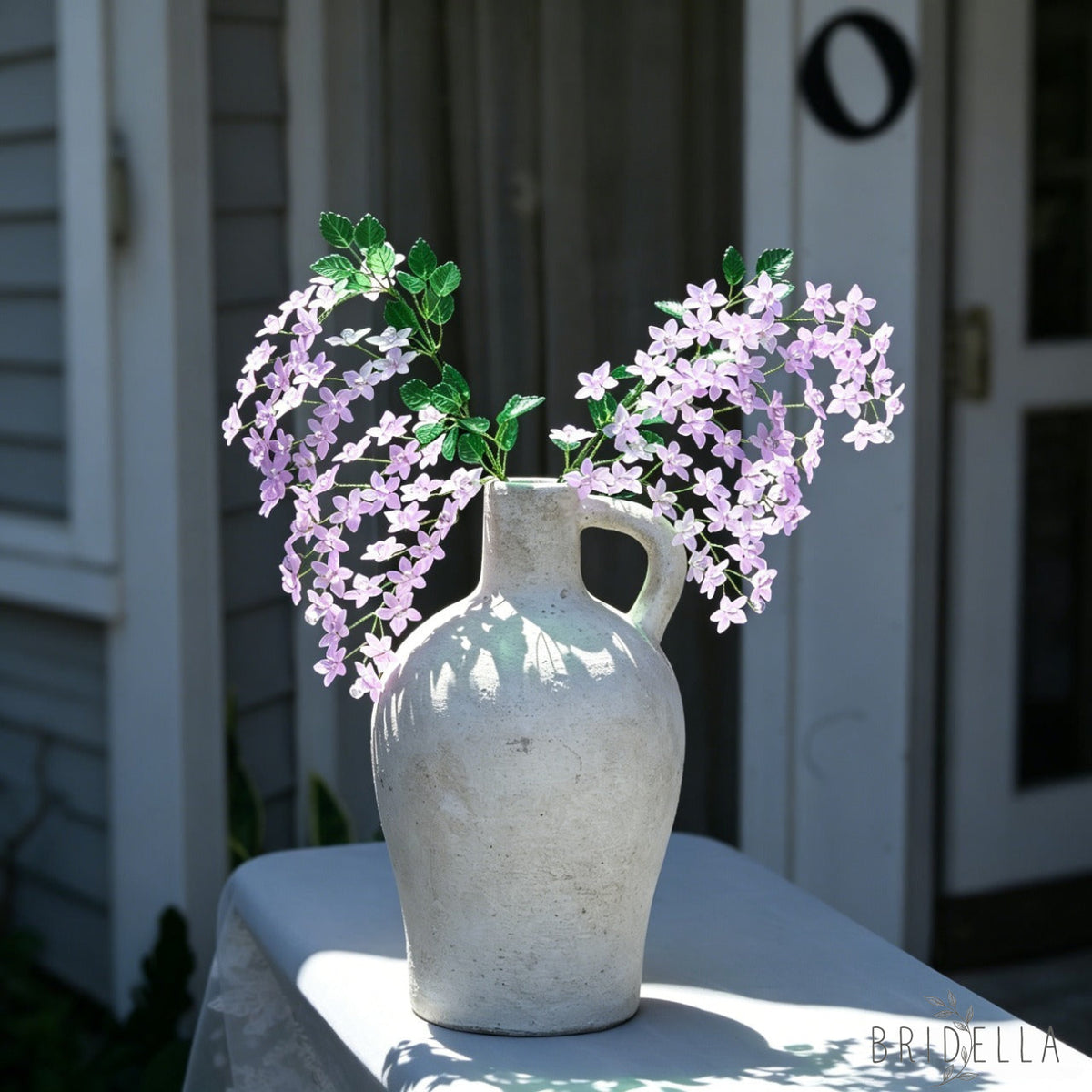 Artificial Light Purple Trailing Flower Stem Single Stem Fake K05 - Purple
