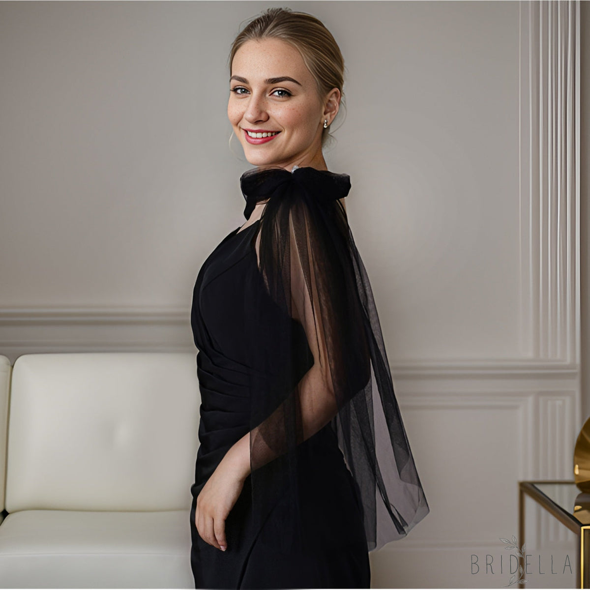 VG34-B ivory mesh shawl