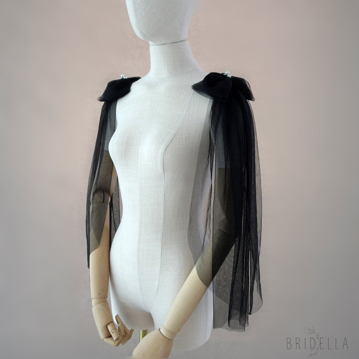 VG34-B ivory mesh shawl