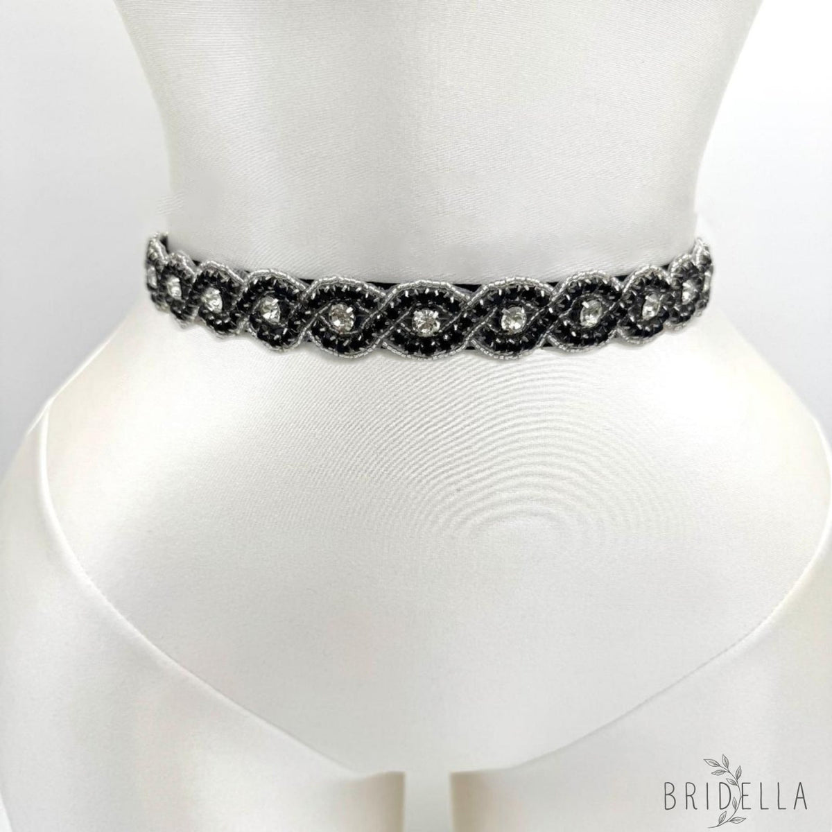 Black Rhinestone Belt - Blets