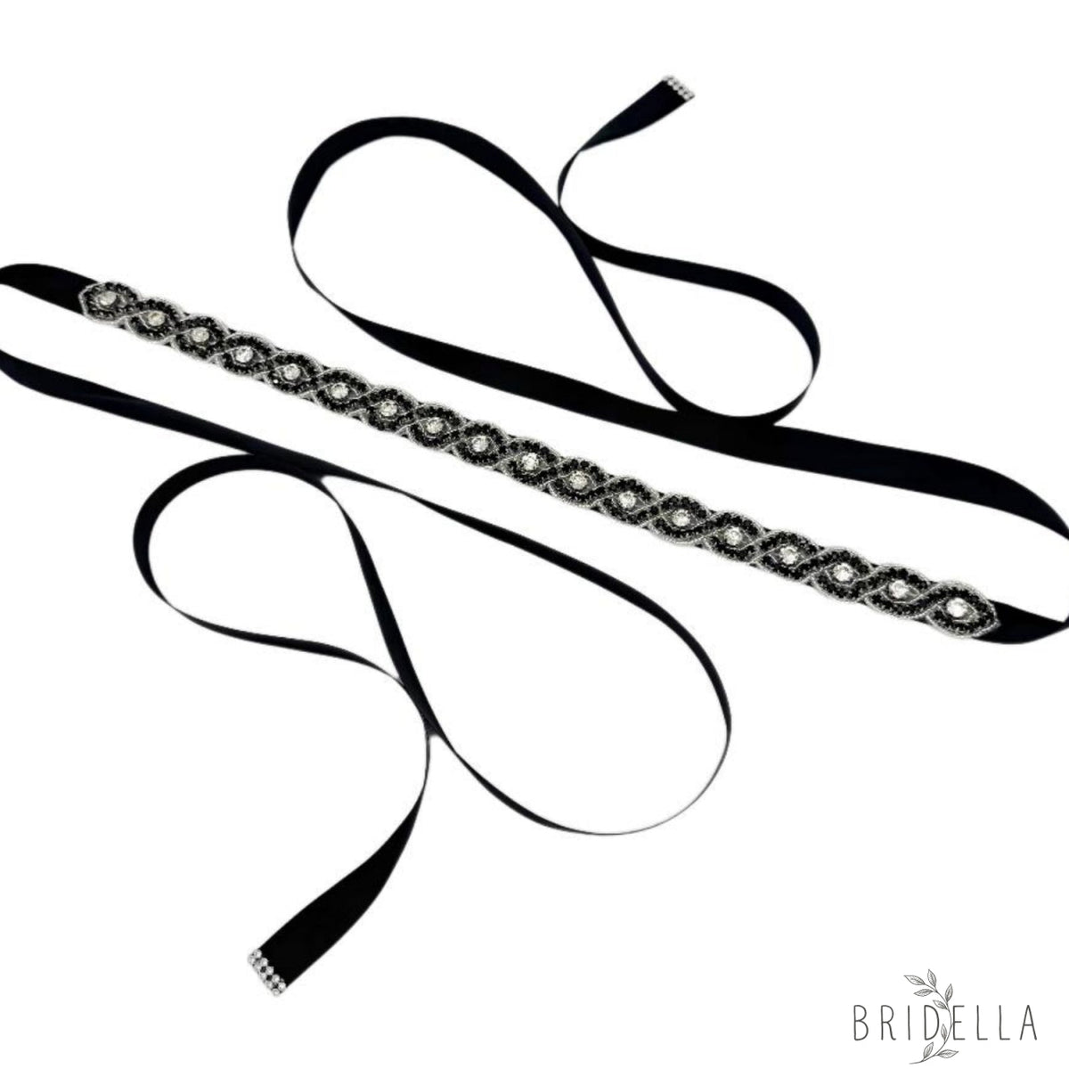 Black Rhinestone Belt - Blets