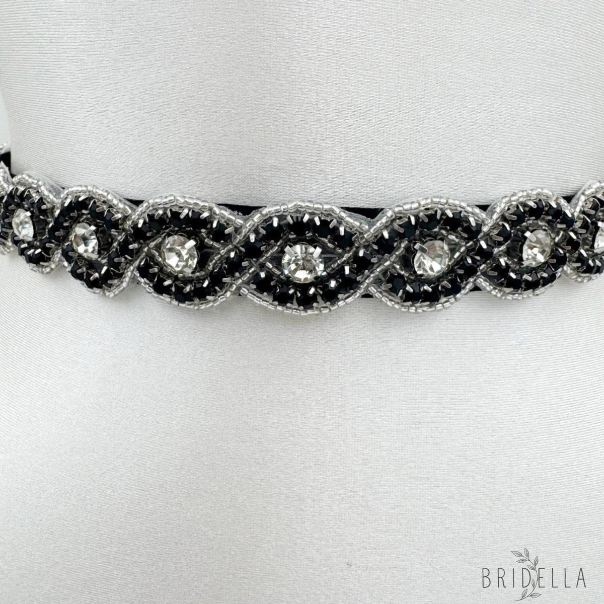 Black Rhinestone Belt - Blets