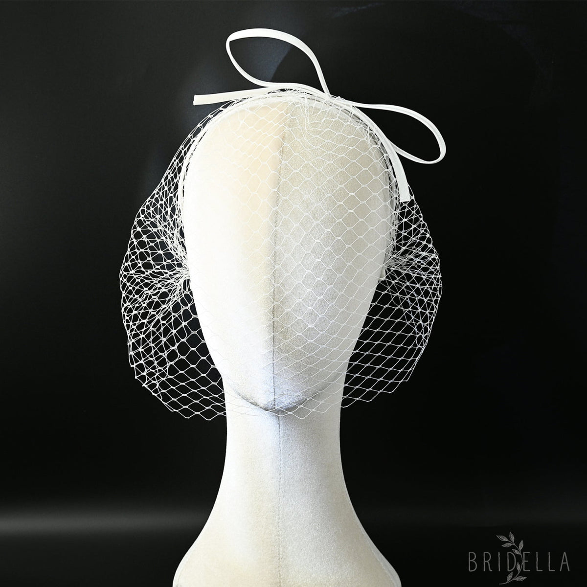 Bow Birdcage Bridal Veil Wedding Headband Veil - Bridella BMA23-W - IVONY