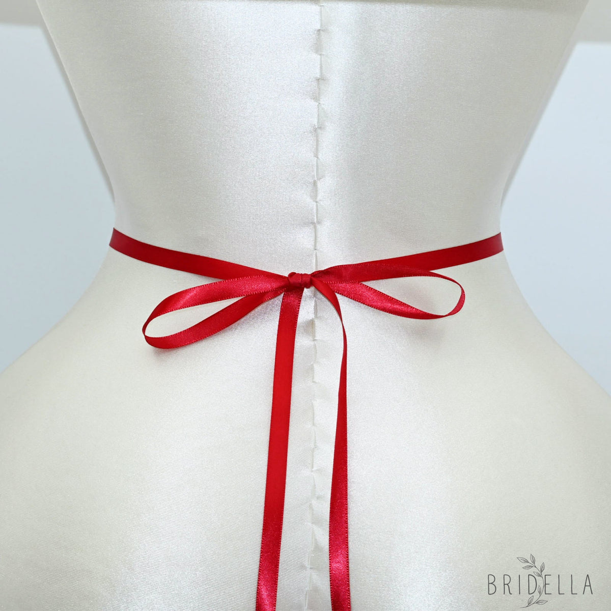 Burgundy Rhinestone Pearl Bridal Sash Wedding Dress Belt – Bridella BS113R - Burgundy - Belts