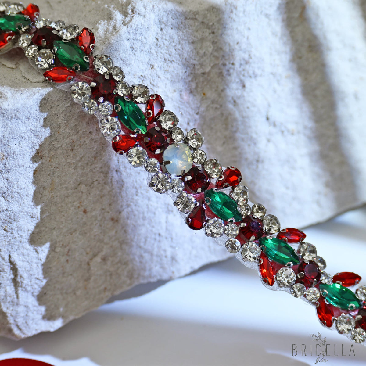 Burgundy Rhinestone Pearl Bridal Sash Wedding Dress Belt – Bridella BS113R - Burgundy - Belts