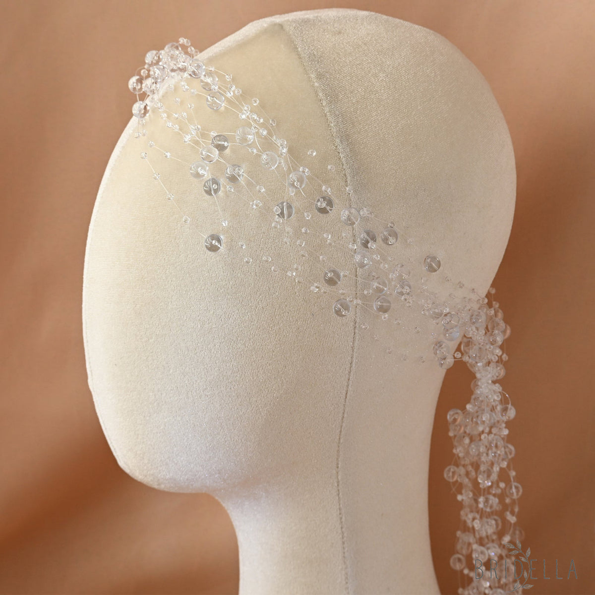 Clear Crystal Bridal Headband Wedding - Bridella BHP538-touming - Clear - HEADWEAR