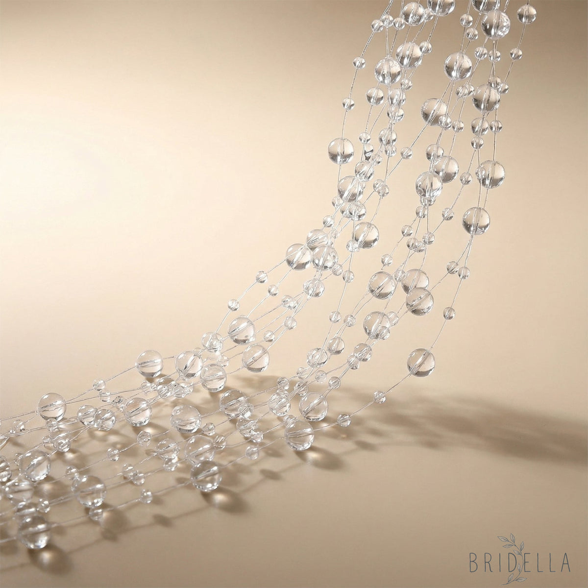 Clear Crystal Bridal Headband Wedding - Bridella BHP538-touming - Clear - HEADWEAR