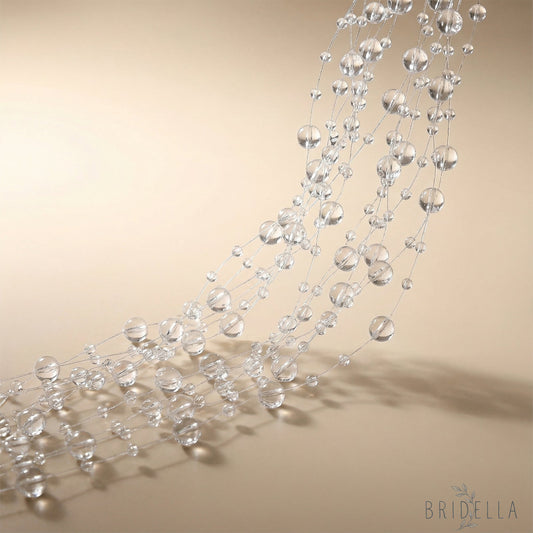 Clear Crystal Bridal Headband Wedding - Bridella BHP538-touming - Clear - HEADWEAR