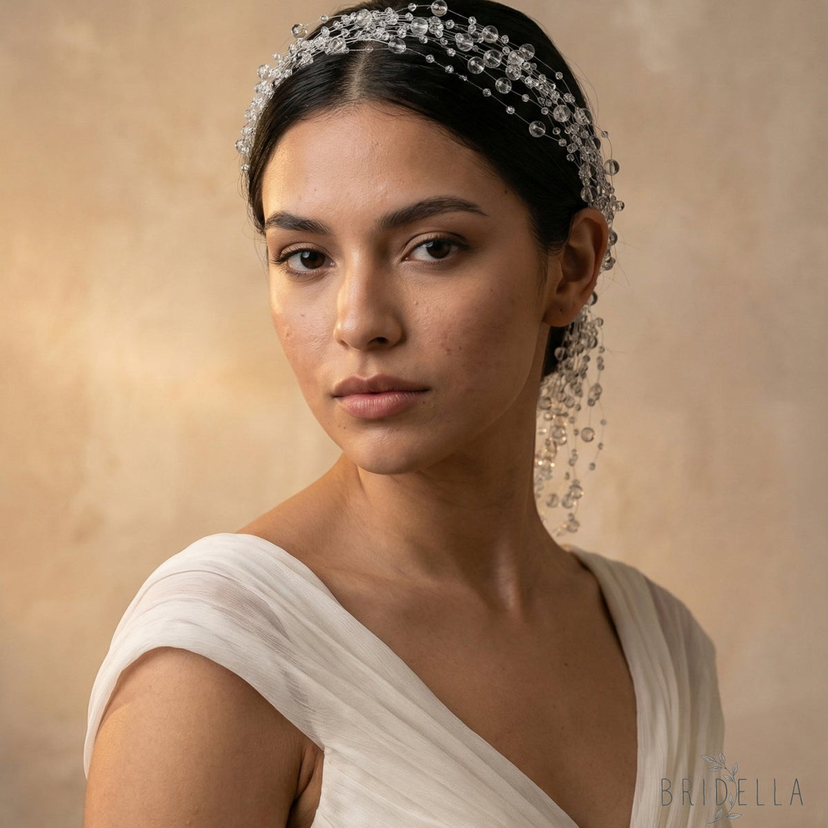 Clear Crystal Bridal Headband Wedding - Bridella BHP538-touming - Clear - HEADWEAR