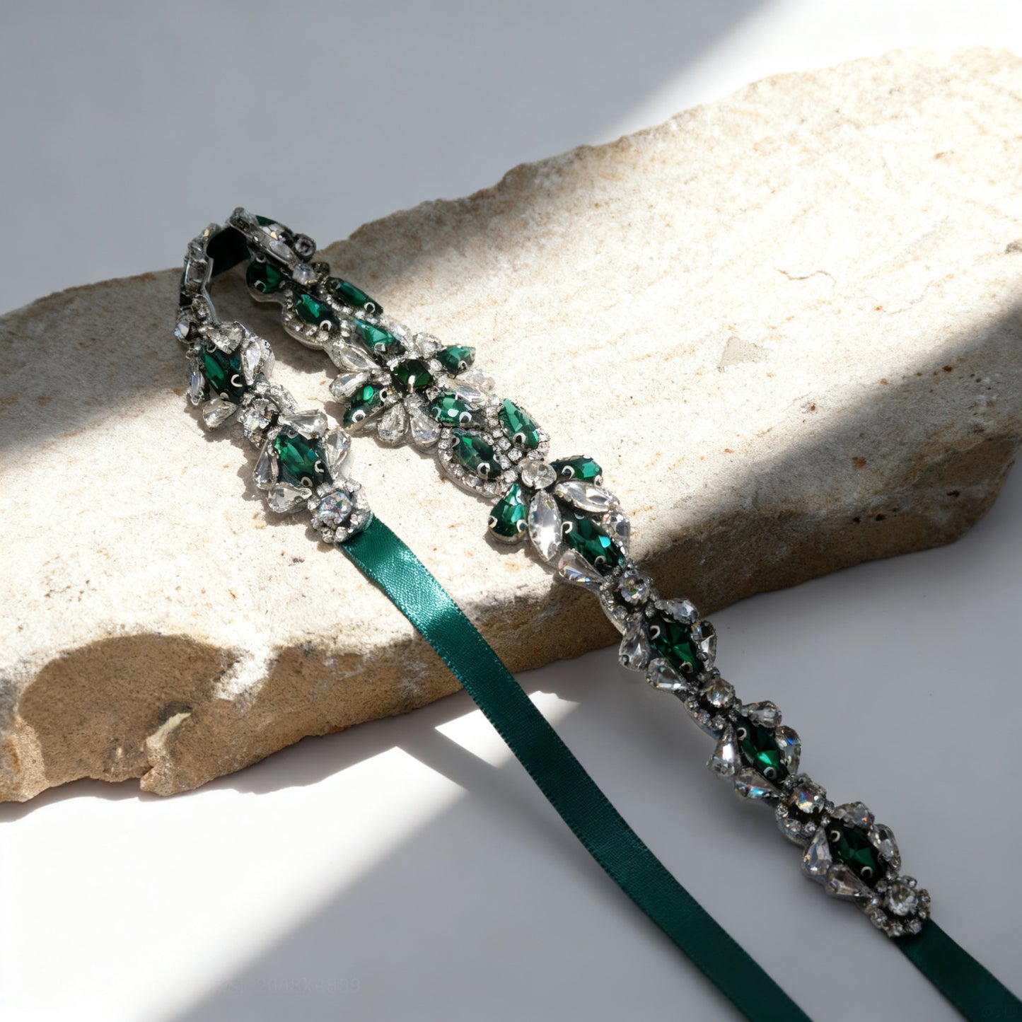 Bridella BS167KL Emerald Rhinestone Accessory