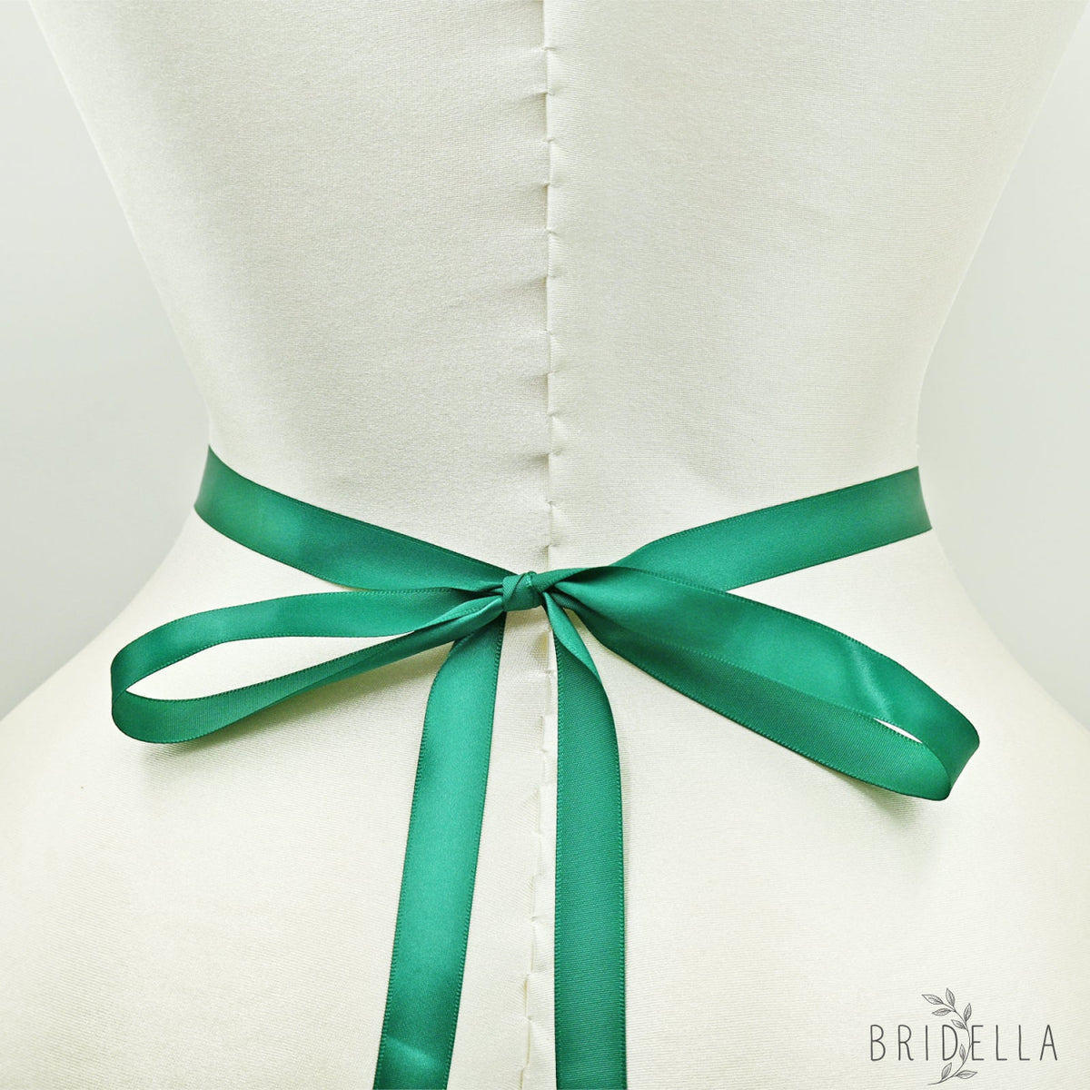Emerald Green Rhinestone Bridal Sash Wedding Dress Belt – Bridella BS152KL - Emerald - Belts
