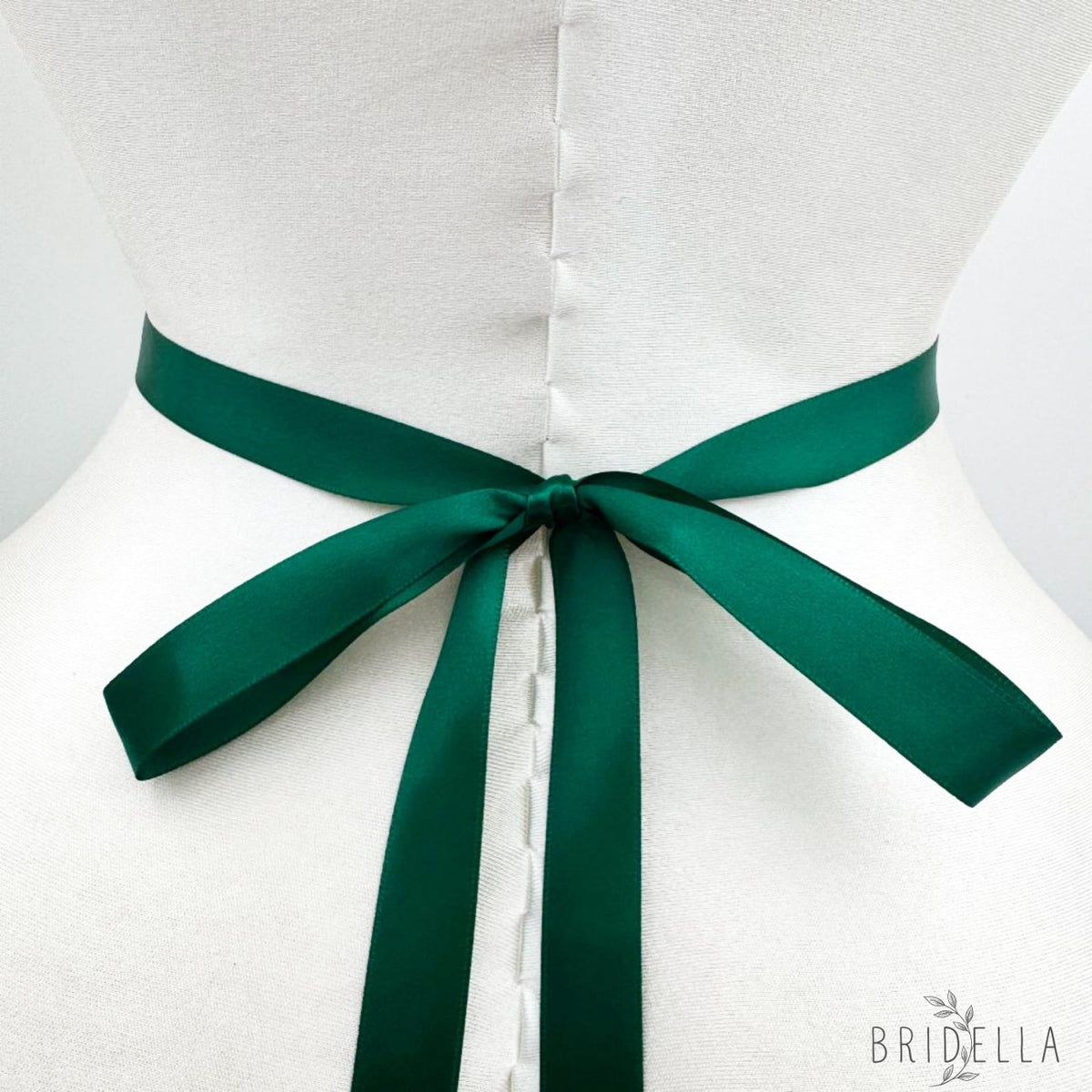 Emerald Rhinestone Pearl Bridal Belt Bridella BS208KL - Emerald - Blets