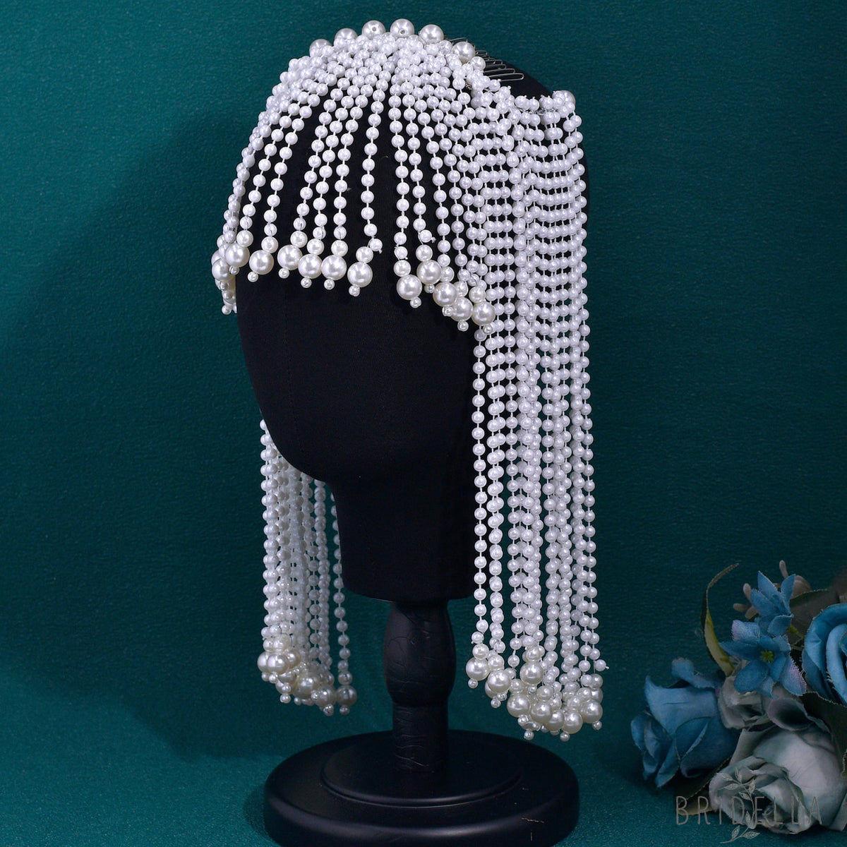 BHP751-S ivory pearl headband