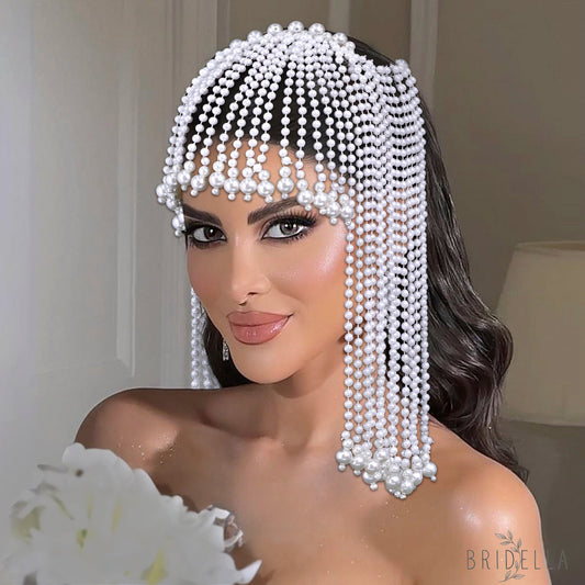 BHP751-S ivory pearl headband