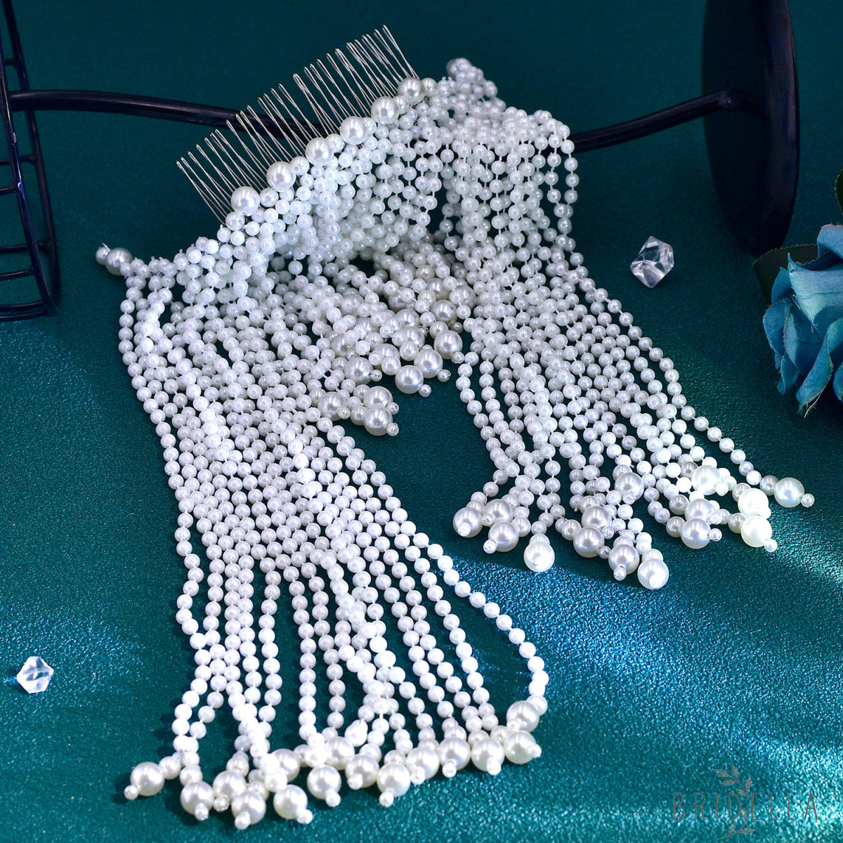 BHP751-S ivory pearl headband