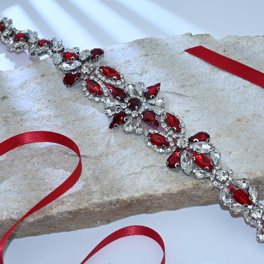 Bridella BS167R-Wine Red Wine Belt