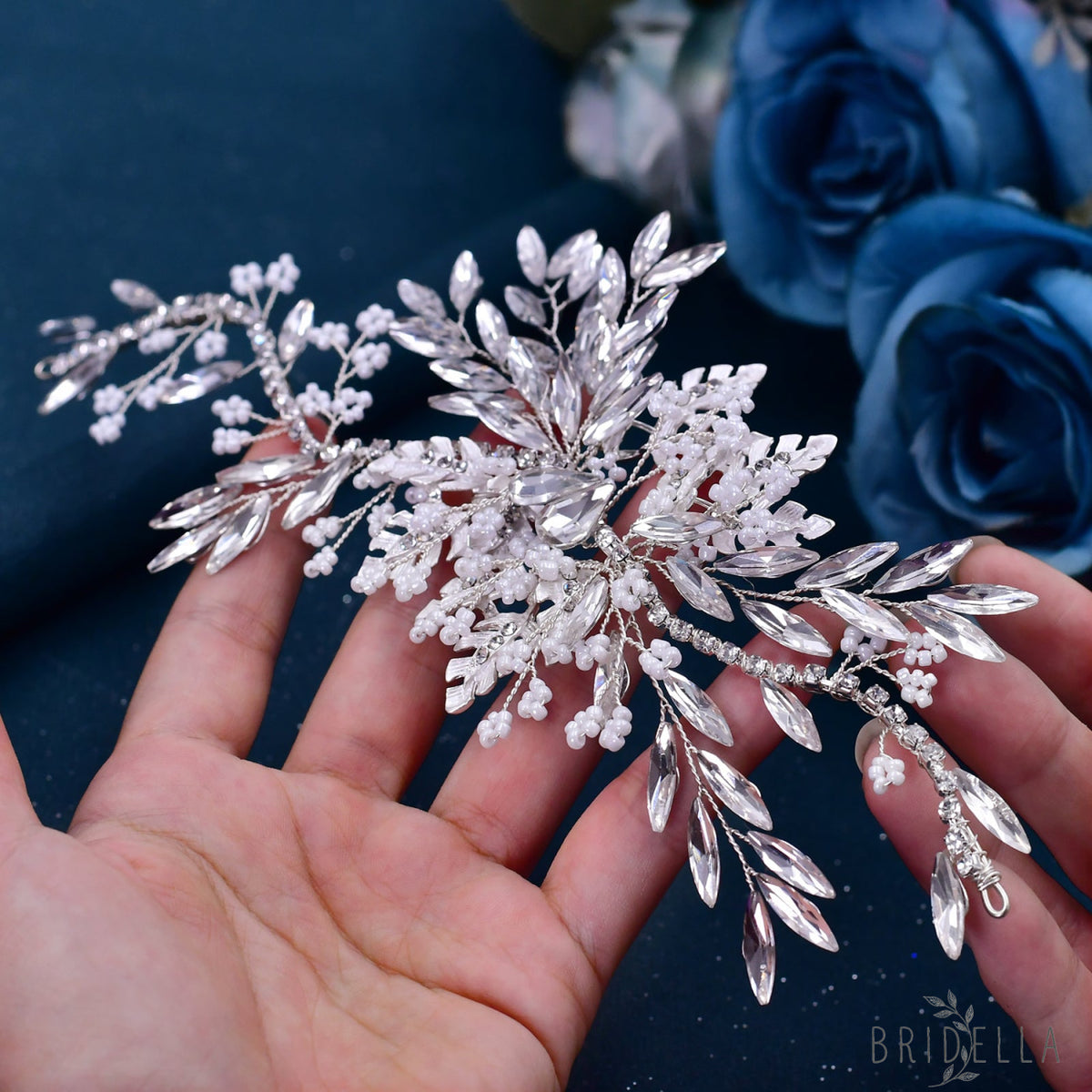 BHP277-G gold rhinestone headband