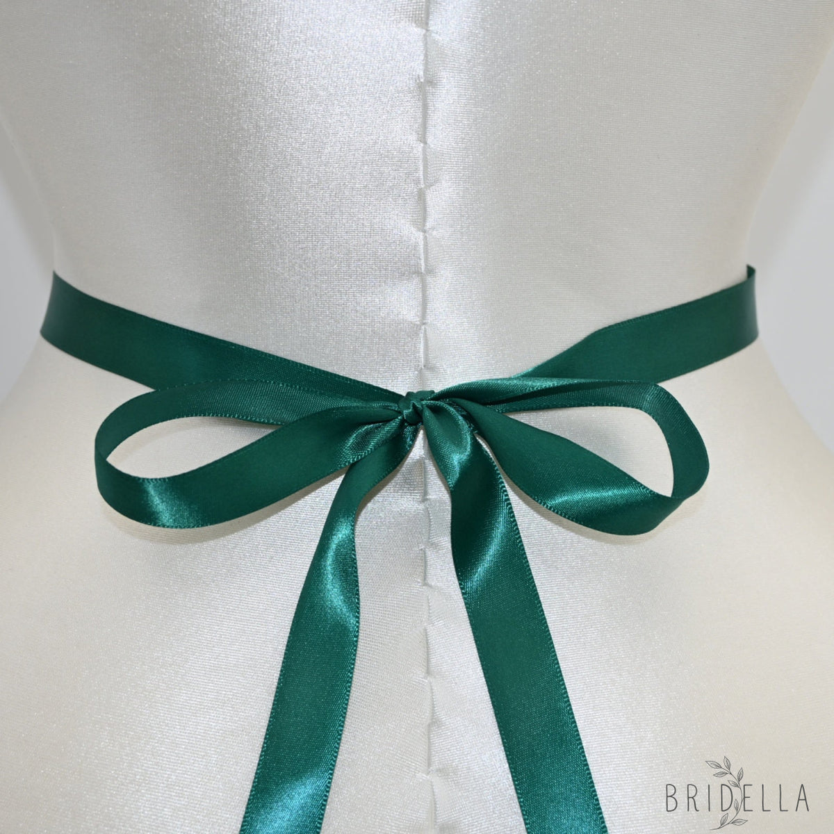 Green Rhinestone Pearl Bridal Belt – Bridella BS104KL - Green Ribbon - Belts